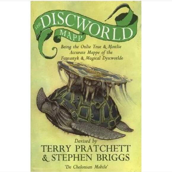 The Discworld Map relating to Terry Pratchett books - Picture 1 of 5